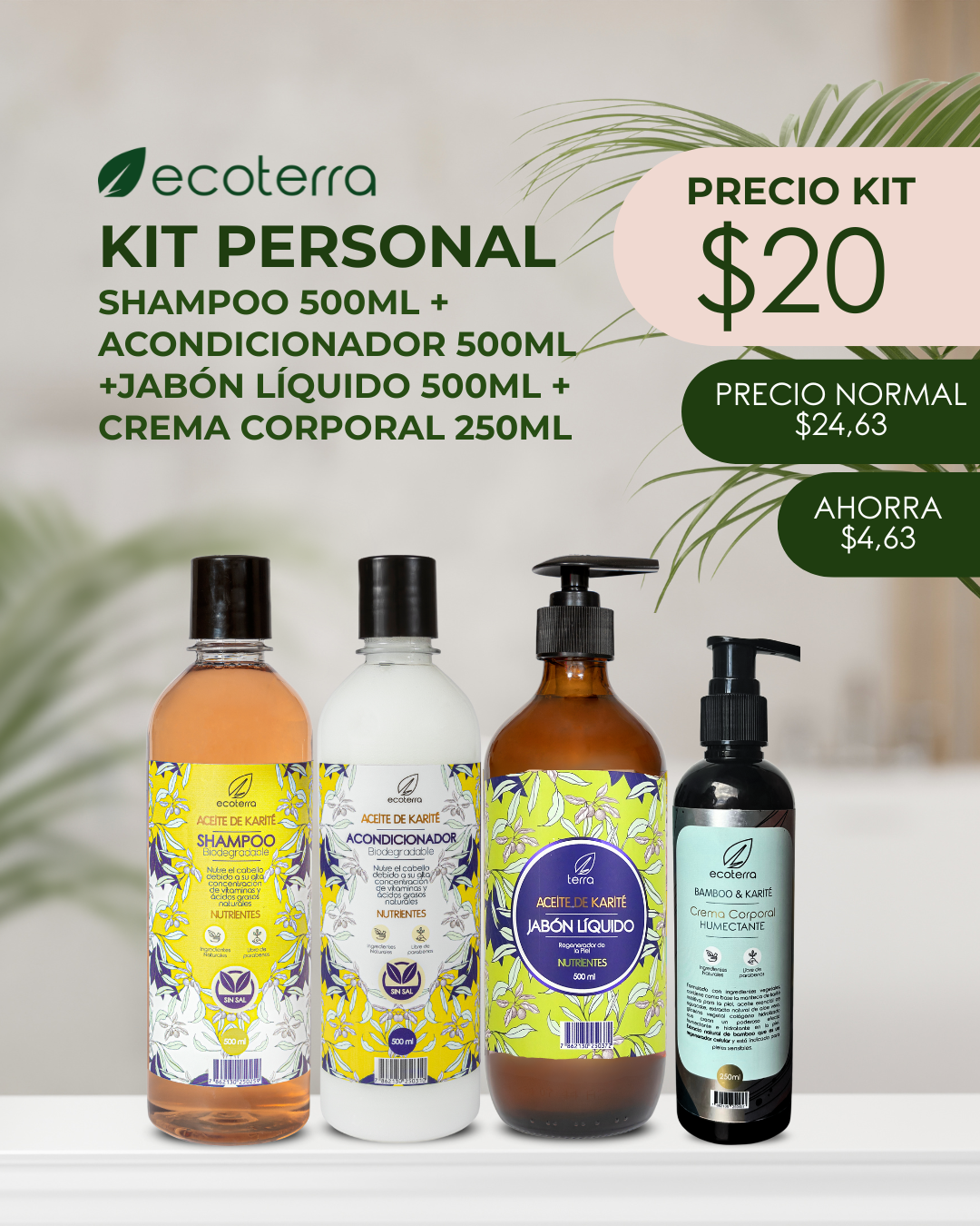 Kit Personal Cuidado Natural